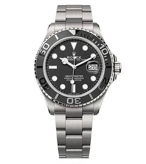 2023 Newest  Yacht-Master 42 Black Dial RLX Titanium Men's Watch 226627-0001