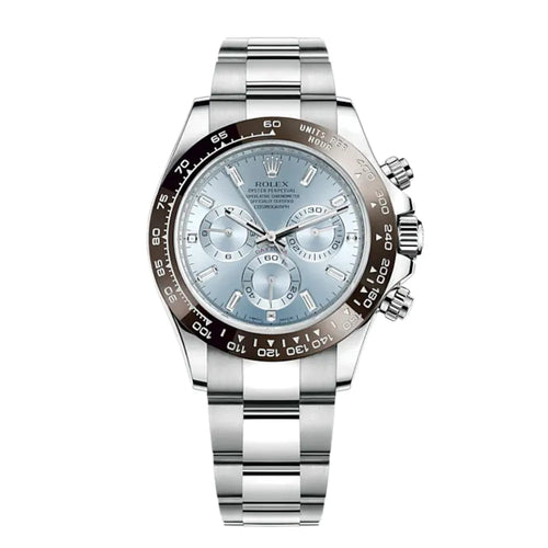 Cosmograph Daytona 40mm Platinum Ice-Blue Dial m116506-0002 Unworn